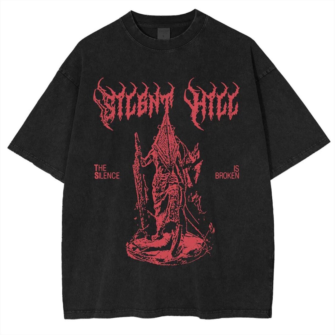 Comfort Colors Silent Hill Pyramid Head T-shirt, Vintage Pyramid Head ...