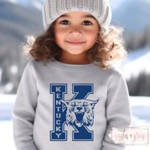 Kids Kentucky Sweatshirt- Kentucky Top- Youth Kentucky- Sweatshirt- Wildcats