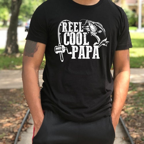 BK322 Reel Cool Papa Shirt Gildan Shirt Dad Shirt Dad Father's Day Gift  Grandparent Shirt 