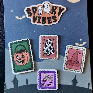 Gruseliges Halloween Sticker Blatt