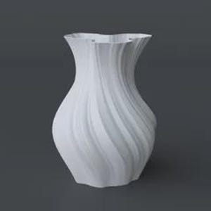 Blossom Vase – Elegant 3D Printed Flower Vase for Modern Home Decor