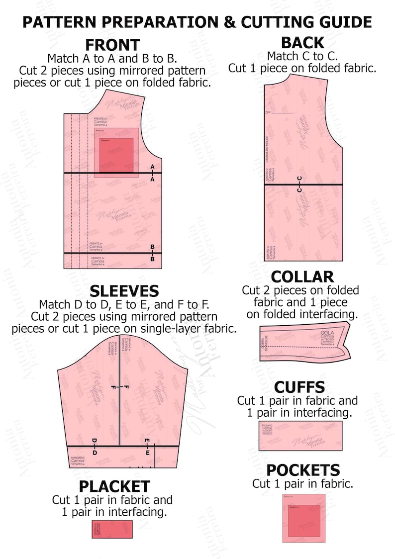 Children’s Dress Shirt Sewing Pattern PDF | Kids Button-up Shirt ...