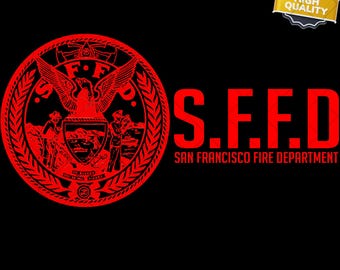 New San Francisco Firefighter Fire Department Rare Firearm PNG & SVG Digital Download - Instant Download