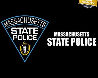 New Massachusetts Police State Logo PNG & SVG Digital Download - Instant Download