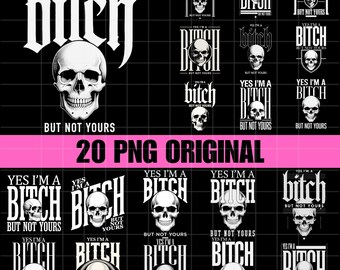 20デザイン「はい、私はビッチですが、あなたのビッチではありません」面白いPNG、ビッチPNG、面白い皮肉なグラフィック昇華、ビッチPNG、悪いビッチデジタルダウンロード