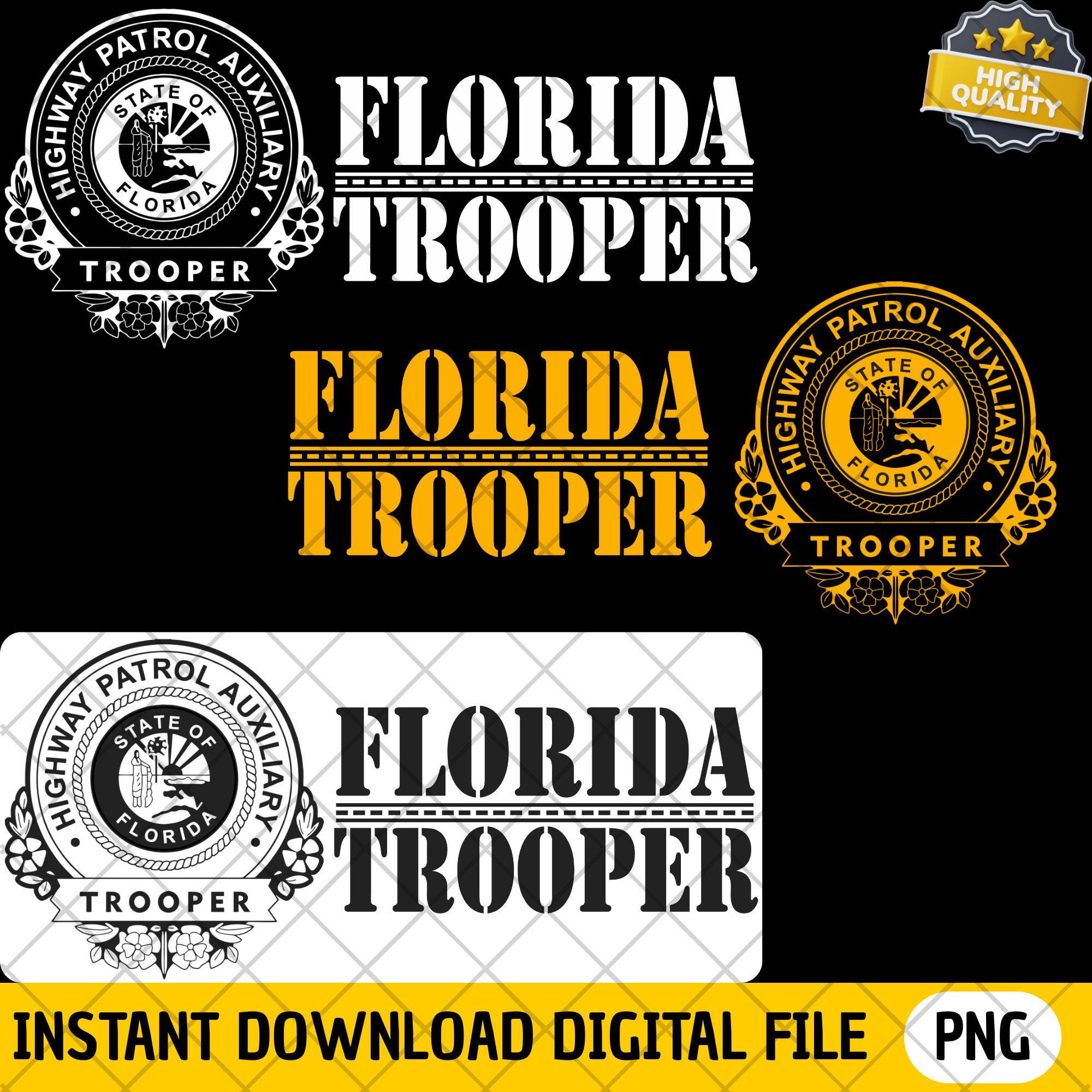 Adesivo Decalcomania 2 Pollici Non Riflettente - Florida Highway Patrol State Police - Foto 2