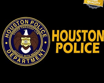 New Police Department City Of Houston PNG & SVG Digital Download - Instant Download