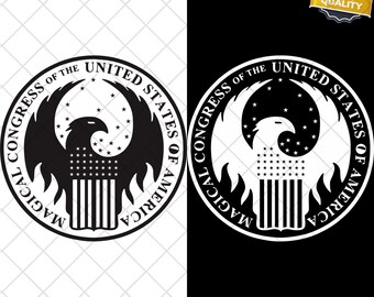 Macusa Der magische Kongreß der Vereinigten Staaten von Amer PNG & SVG Digital Download - Sofort Download