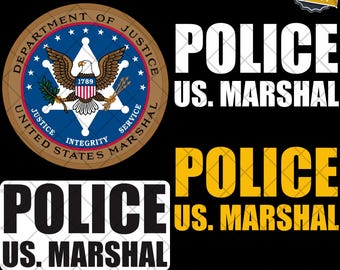 US marshal police PNG & SVG Digital Download - Instant Download
