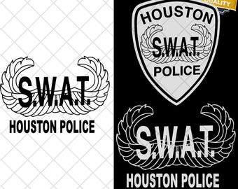 New Dallas Police Department Swat S.W.A.T. Unit Rescue PNG & SVG Digital Download - Instant Download