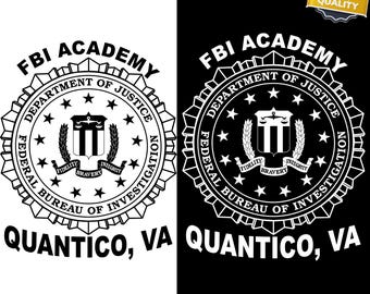 New Fbi Academy Quantico, Va Police Us Department Of Justice PNG & SVG Digital Download - Instant Download