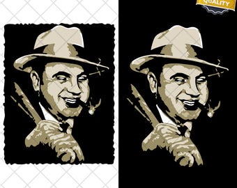 Al Capone Baseball Bat PNG & SVG Digital Download - Instant Download