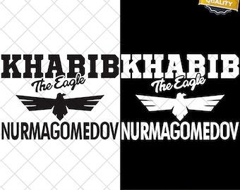 Khabib Nurmagomedov PNG & SVG Digital Download - Instant Download