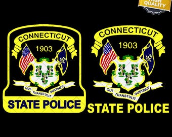 New Connecticut State Police Motor Unit Us PNG & SVG Digital Download - Instant Download