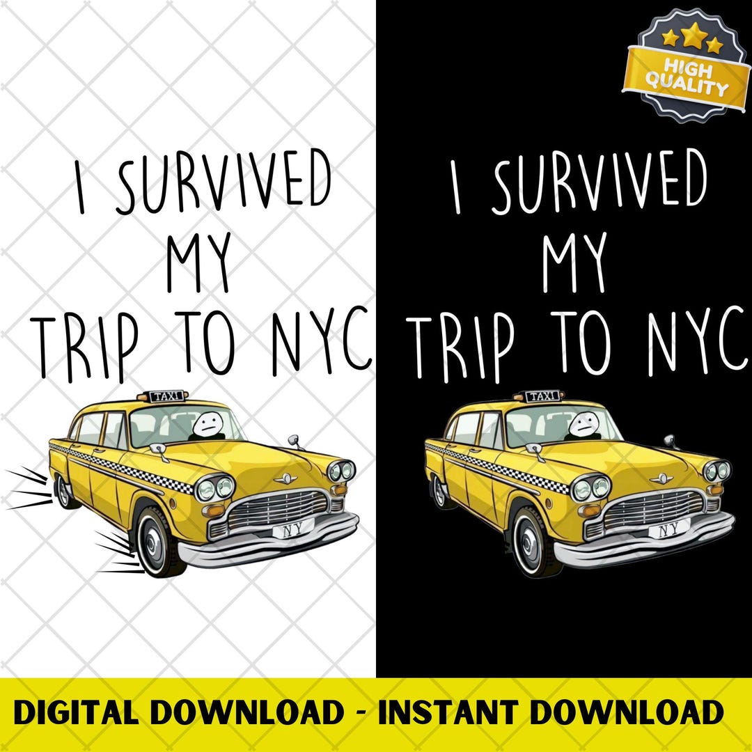 I Survived My Trip to NYC PNG & SVG Digital Download, Tom Holland T ...