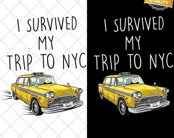 I Survived My Trip To NYC PNG & SVG Digital Download, Tom Holland T-Shirt, Spider-Man Homecoming Tee - Instant Download