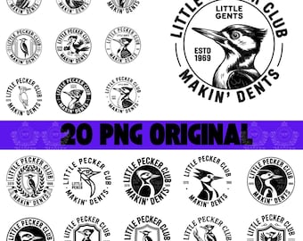 20 Little Pecker Club SVG PNG, Laser Engraving File Leather Hat Patch Cut File Funny Trendy Shirt, Designs Vector Logo Adult Cricut cut file