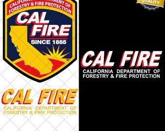 New Cal Fire California PNG & SVG Digital Download - Instant Download