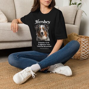 Custom Dog Breed Name Shirt, T-Shirt | Choose Scripture & Font Options