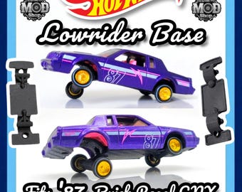 Lowrider Base for Hot Wheels '87 Buick Regal GNX Custom 3D Printed Diecast Parts