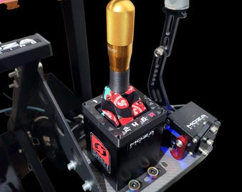 SIM Racing 6+R Gated Shifter Custom Boot Plate Kit