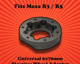 Moza R3 / R5 ESX Universal Steering Wheel Adapter