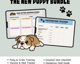 New Puppy Training Guide | Potty, Crate, Vaccines (PDF)