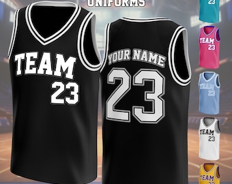 Personalized Basketball Jersey Custom Name Number Logo, Sequin Sparkly Jersey, Men Women Basketball Shirt, Custom Team Uniform