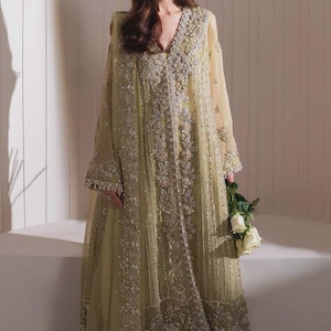 Pistachio Pakistani Dress - Etsy