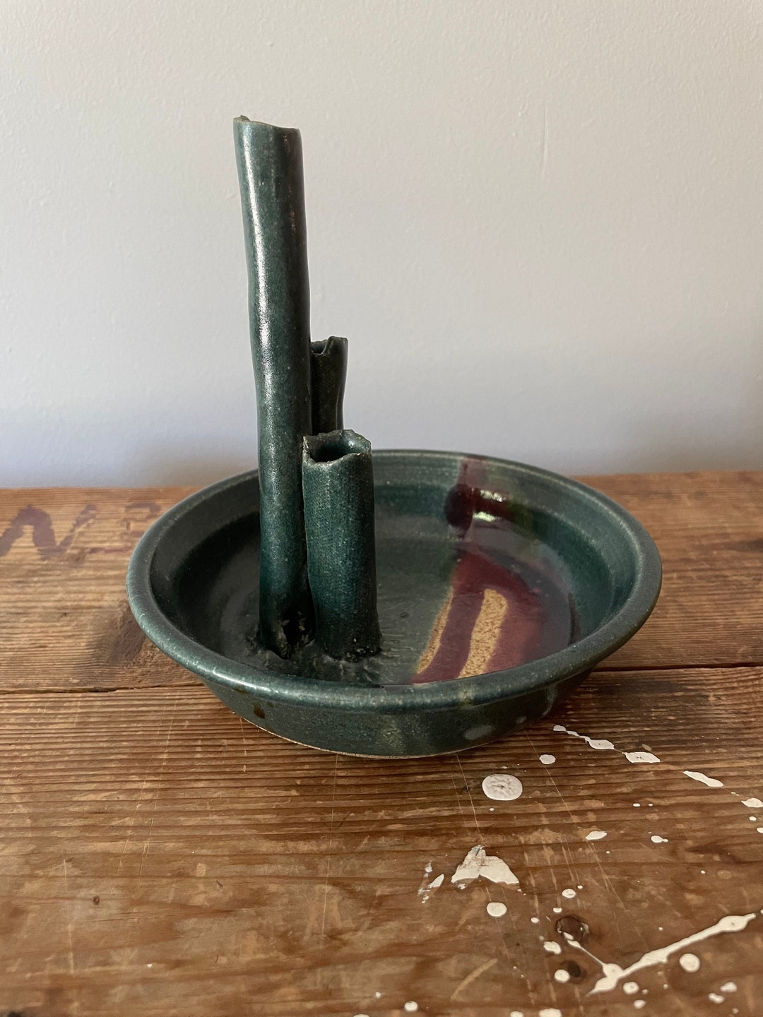 Midcentury Signed Studio Bud Vase Etsy