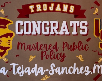 USC Graduation Banner