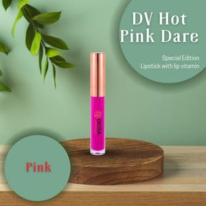 Hot Pink Matte Liquid Lipstick & Lip Gloss: Long Lasting, High Pigment