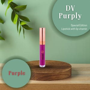 Purple Matte Liquid Lipstick & Lip Gloss: Long Lasting, High Pigment