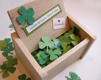 Special friend, 4 leaf clover, Irish, Saint Patricks Day, I love you gift