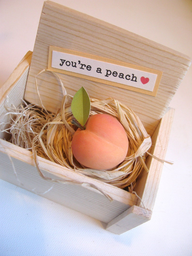 You're a Peach...thank-you, you're sweet/kind/nice, admirer gift image 1