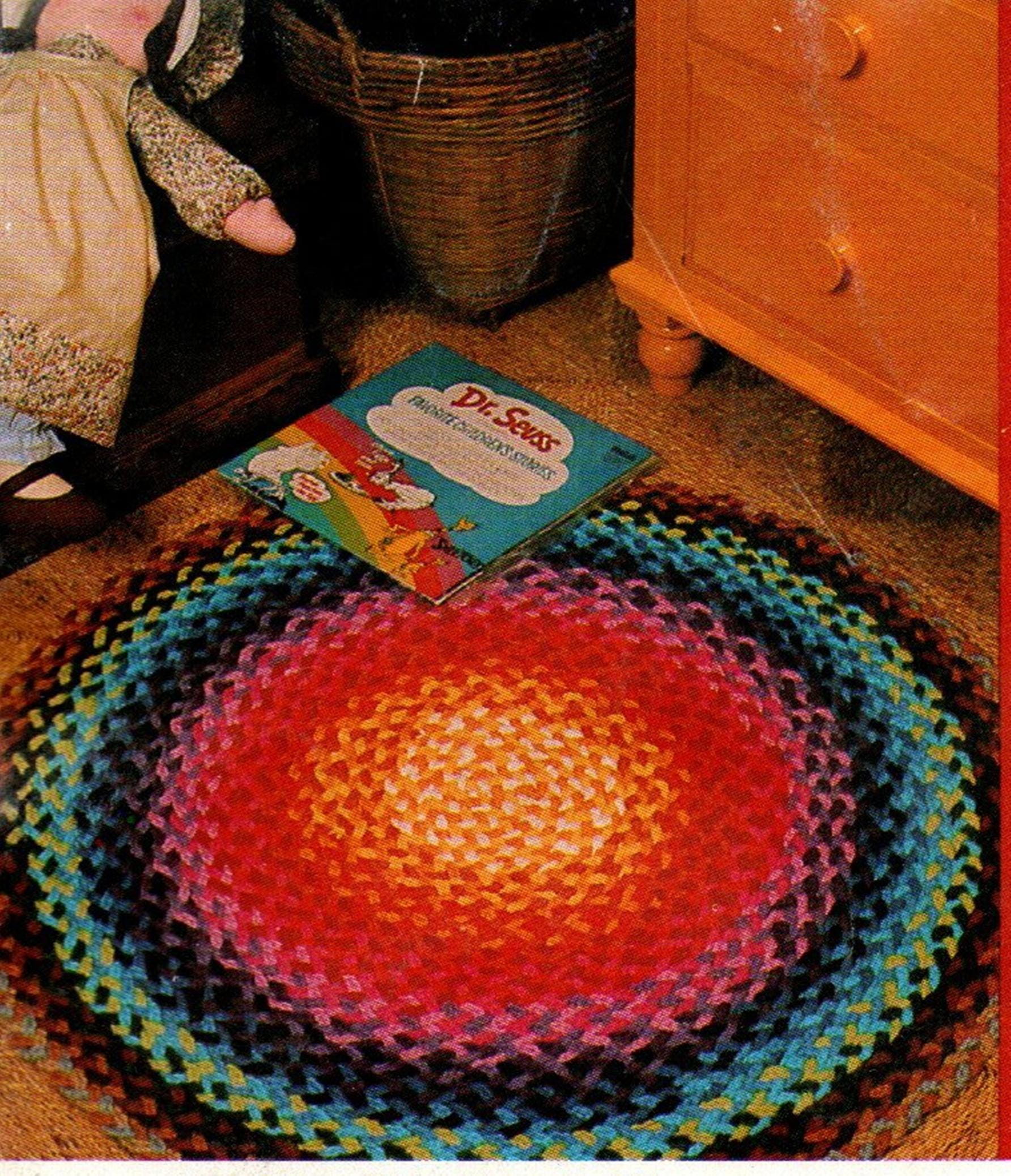 Rug Patterns.pdf 1970s Crocheted Floor Rug Pattern (PDF Download) - Etsy