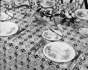 Tablecloth pineapple crochet patterns (PDF download)