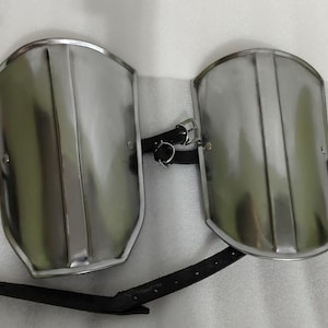 Traje de armadura de guerrero espacial de ciencia ficción / Disfraz de cuerpo completo hecho a mano / Conjunto de armadura de casco de cosplay LARP Leg parts