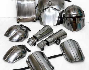 Sci-Fi Space Warrior Armor Suit | Handmade Full Body Costume | LARP Cosplay Helmet Armor Set