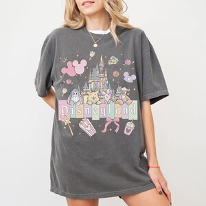 Camiseta retro de Winnie the Pooh y sus amigos de Disneyland, camisetas para el viaje de chicas a Disney 2026, camiseta de Winnie the Pooh, Tigger, Piglet y Eeyore, viaje de vacaciones a Disney 2026 imagen 4