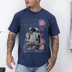 vintage chemise à carreaux Star Wars tous les personnages, chemise Darth Vader Anakin Grogu Leia Boba Fett, chemise Disney Star Wars Day 2026 image 8