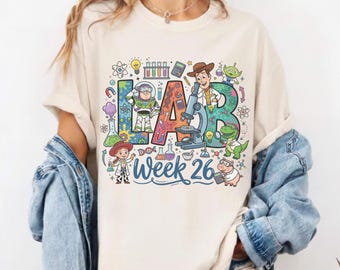 Chemise couleur confort Lab Week 2026 T-shirt Lab Story, T-shirt Lab Week, chemise Lab Team, T-shirt Lab Assistant, chemise Phlébotomiste