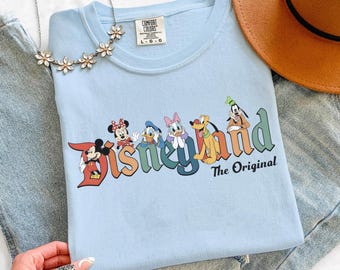 Comfort Colors® Disneyland The Original Shirt, Mickey and Friends Shirt, Disney World Shirt, Disneyland Vacation Tee, Disneyland Tee