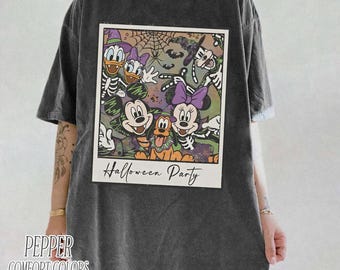 Disney Halloween Mickey and Friends Skeleton Sketch Shirt, Mickey's Not So Scary Halloween Party 2026, WDW Disneyland Halloween Shirts
