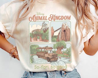 Comfort Colors Disney Animal Kingdom So fari So Good T-Shirt, Kilimanjaro Safari Truck Tee, The Boneyard Tree Of Life Expedition Everest Tee