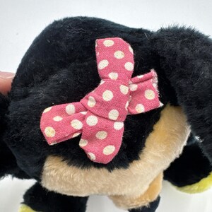 Peluche vintage de Minnie Mouse de Walt Disney, 24 cm, suave y hecho en Corea. imagen 4