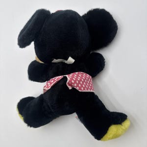 Peluche vintage de Minnie Mouse de Walt Disney, 24 cm, suave y hecho en Corea. imagen 6
