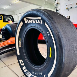 Pirelli Race Used Tyre – Authentic Formula Racing Tire for DIY Coffee Table – Motorsport Memorabilia – Sim Racing Decor image 5