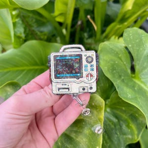 Holographic Cardiac Monitor Badge Reel: Nurse EKG ID Holder