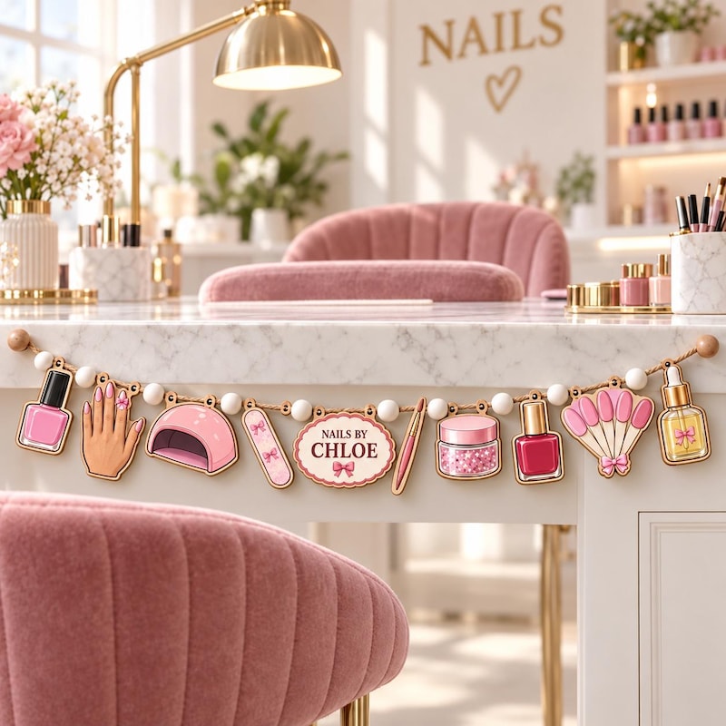 Nail Garland - Etsy